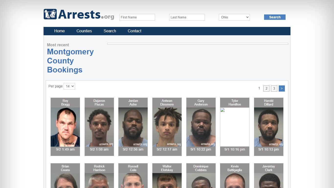 Montgomery County Arrests and Inmate Search