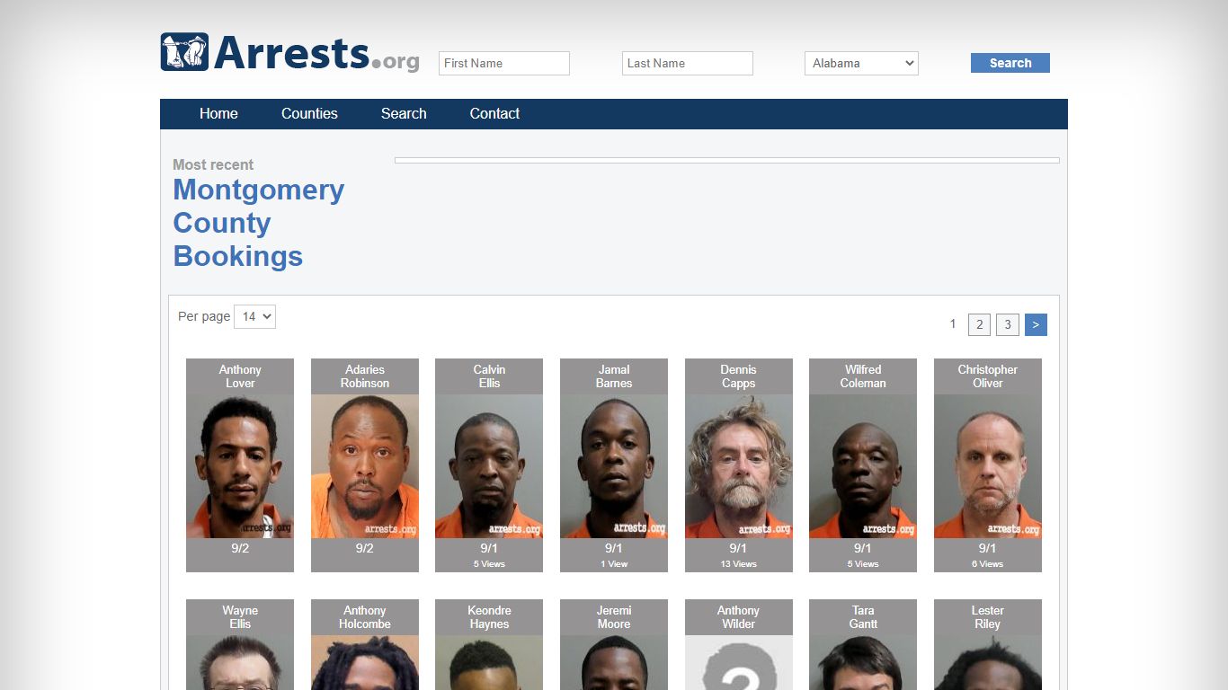 Montgomery County Arrests and Inmate Search